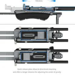 Fashion SR007 HawkLock Shoulder Rig Pro Video Stabilization