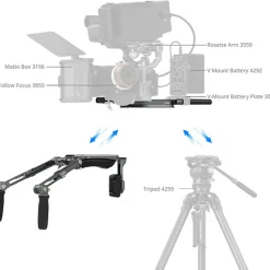 Fashion SR007 HawkLock Shoulder Rig Pro Video Stabilization