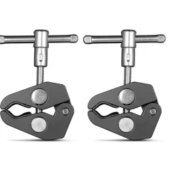 Discount Super Clamp with 1/4 in.-20 and 3/8 in.-16 Threads (Pair) Camera Support Accessories
