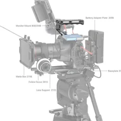 Discount Top Handle with ARRI-Style Anti-Twist Mount (Lite) Camera Support Accessories