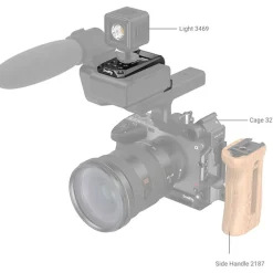 Hot Top Plate for Sony FX3/FX30 XLR Unit Camera Support Accessories
