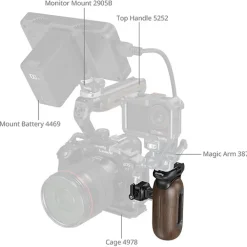 New Wooden Side Handle with NATO Clamp Camera Support Accessories