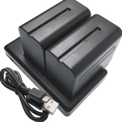 Online NP-F970 Lithium-Ion Batteries with Dual Charger Bundle Portable Strobe Lighting