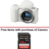 Online Alpha ZV-E10 Mirrorless Digital Camera Body (White) Mirrorless