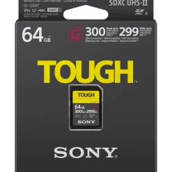 Discount 64GB SF-G Tough Series UHS-II SDXC Memory Card Memory Cards|Memory Cards