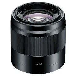 Hot 50mm f/1.8 AF E-Mount Lens (Black) Normal Lenses
