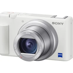 Clearance ZV-1 Digital Camera (White) Point & Shoot