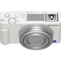 Clearance ZV-1 Digital Camera (White) Point & Shoot
