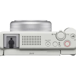 Sale ZV-1F Vlogging Camera (White) Point & Shoot