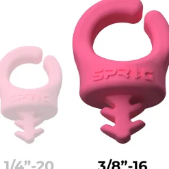 Fashion Big Cable Management Device for 3/8 in.-16 Threaded Holes (Pink, 3-Pack) Camera Support Accessories