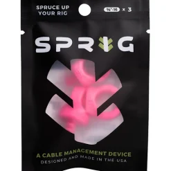 Fashion Big Cable Management Device for 3/8 in.-16 Threaded Holes (Pink, 3-Pack) Camera Support Accessories