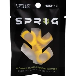Sale Big Cable Management Device for 3/8 in.-16 Threaded Holes (Yellow, 3-Pack) Camera Support Accessories