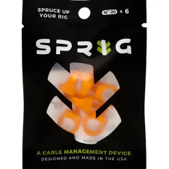 Outlet Cable Management Device for 1/4 in.-20 Threaded Holes (6-Pack, Orange) Camera Support Accessories