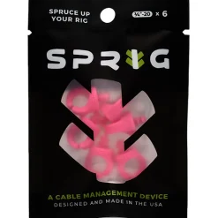 Sale Cable Management Device for 1/4 in.-20 Threaded Holes (6-Pack, Pink) Camera Support Accessories