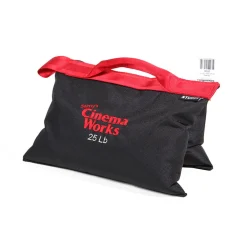 Online Cinema Works 25 lb Sandbag (Black with Red Handle) Sand & Weight Bags