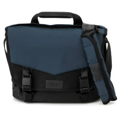 Fashion DNA 9 Slim Camera Messenger Bag (Blue) Camera Bags