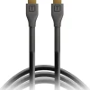 Fashion 3 ft. TetherPro HDMI Cable with Ethernet (Black) Cables