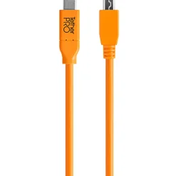 Best TetherPro USB Type-C Male to 5-Pin Mini-USB 2.0 Type-B Male Cable (15 ft., Orange) Cables