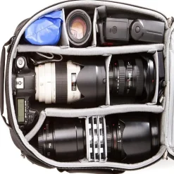Fashion Airport Essentials Backpack (Small, Black) Camera Bags