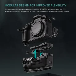 Online Cage Lightweight Kit for Fujifilm GFX100 II (Black) Camera Support Systems