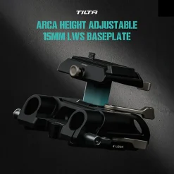Discount Height-Adjustable Arca-Type 15mm LWS Baseplate (Black) Camera Support Accessories