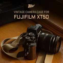 Clearance Vintage Cage Kit for Fujifilm X-T50 (Silver) Camera Support Systems