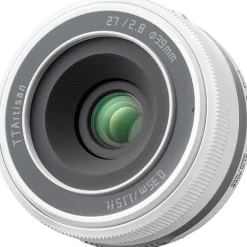 Fashion 27mm f/2.8 Lens (Fujifilm X, Polar White) Normal Lenses