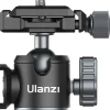 New U-80L Side Cold Shoe Mount Ball Head with Arca-Type Quick Release Tripod Heads