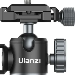 New U-80L Side Cold Shoe Mount Ball Head with Arca-Type Quick Release Tripod Heads