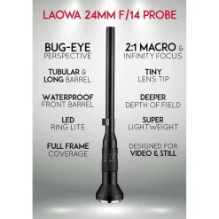New Laowa 24mm f/14 Probe Lens for Canon EF Macro Lenses
