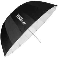 New 53 In. Apollo Deep Umbrella (White) Lighting Umbrellas