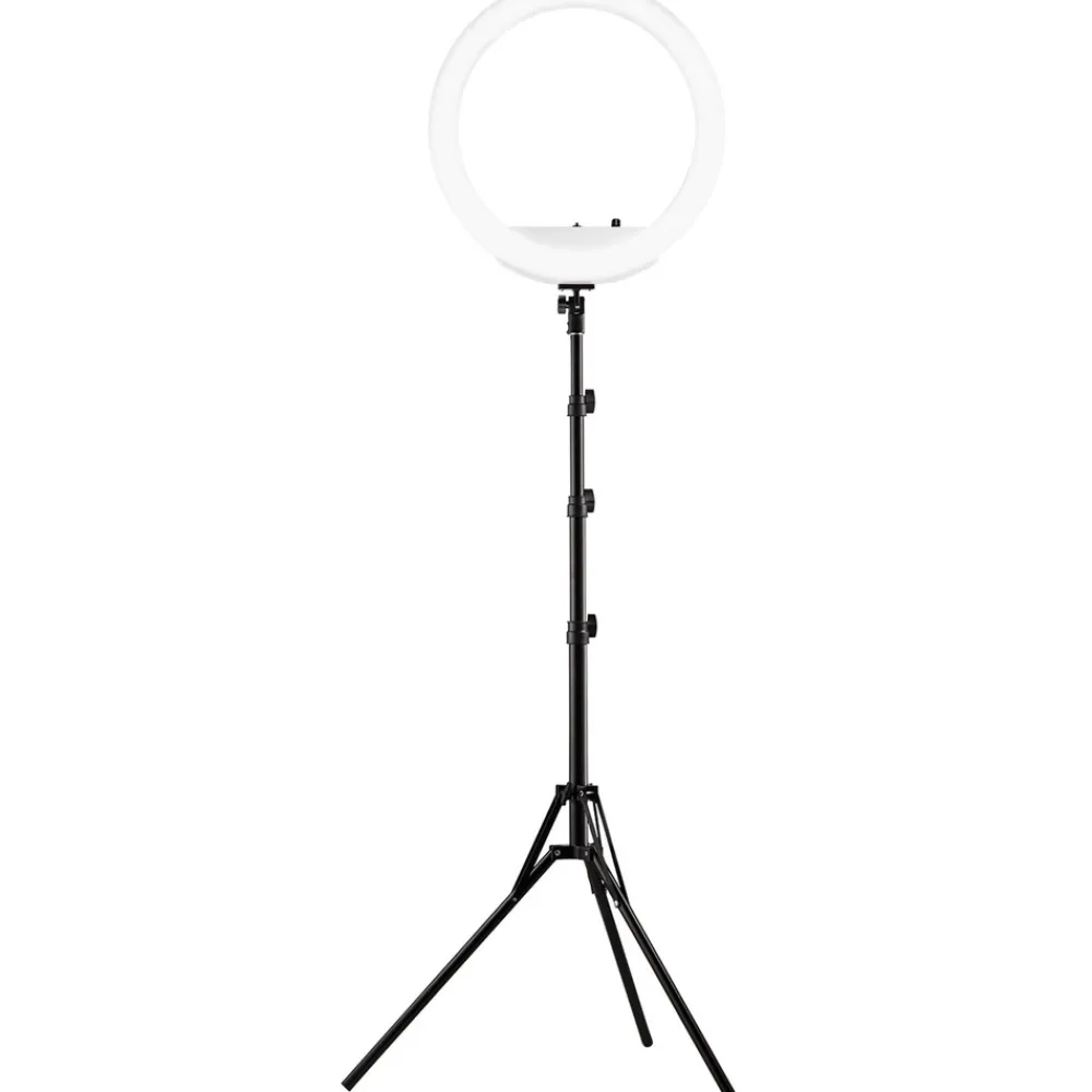 New 18 in. Bi-Color LED Ring Light Kit with Batteries and Stand Led Lights & Kits|Led Ring Lights