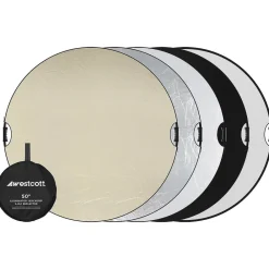Online 50 in. Illuminator QuickGrip 5-in-1 Reflector Collapsible Reflectors