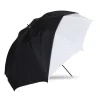Outlet 45 In. Optical White Satin with Removable Black Cover Umbrella Lighting Umbrellas