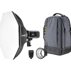 Discount FJ400 II 400Ws Touchscreen Strobe with FJ-X3 S Trigger for Sony (1-Light Backpack Kit) Portable Strobe Lighting
