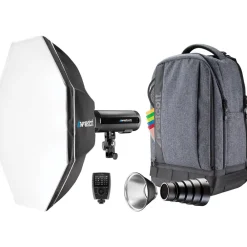 Online FJ200 Strobe 1-Light Backpack Kit with FJ-X3m Universal Wireless Trigger Monolight Strobe Heads & Kits