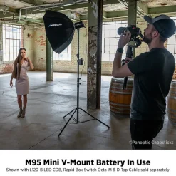 Clearance MV95 Mini V-Mount Battery with USB-C (14.8V, 95Wh) Batteries & Power
