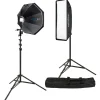 Clearance Rapid Box Switch 2-Light Speedlite Kit Rectangular Soft Boxes|Strobe Lighting Systems & Kits