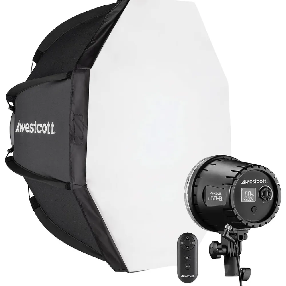 Fashion U60-B Bi-Color Led 1-Light Softbox Kit Led Lights & Kits