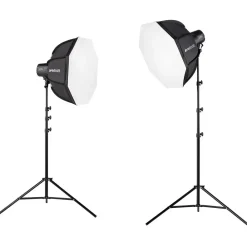 Sale U60-B Bi-Color Led 2-Light Softbox Kit Led Lights & Kits