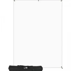 Fashion X-Drop Kit (5 x 7 ft., White) Fabric Backgrounds