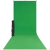 Sale X-Drop Wrinkle-Resistant Backdrop Kit Chroma-Key Green Sweep (5 x 12 ft.) Chroma Key Backgrounds