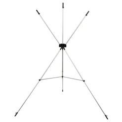 Fashion X-Drop Wrinkle-Resistant Backdrop Kit Rich Black Sweep (5 x 12 ft.) Fabric Backgrounds