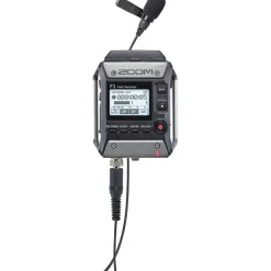 Best F1-LP 2-Input / 2-Track Portable Field Recorder with Lavalier Microphone Digital Audio Recorders