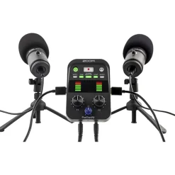 Outlet PodTrack P2 Dual USB Mic Recorder for Podcasters Digital Audio Recorders