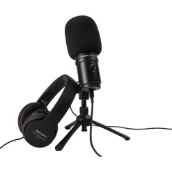 Clearance ZUM-2 Podcast Mic Pack with ZUM-2 Mic, Headphones, Desktop Stand, Cable & Windscreen Microphones